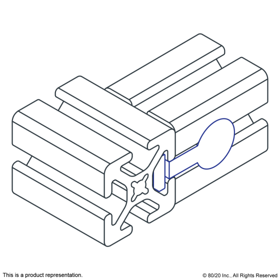 3897_3_exploded.png 15 series M8 fastener - 80/20 Australia